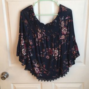 luq julliet crochet knit top